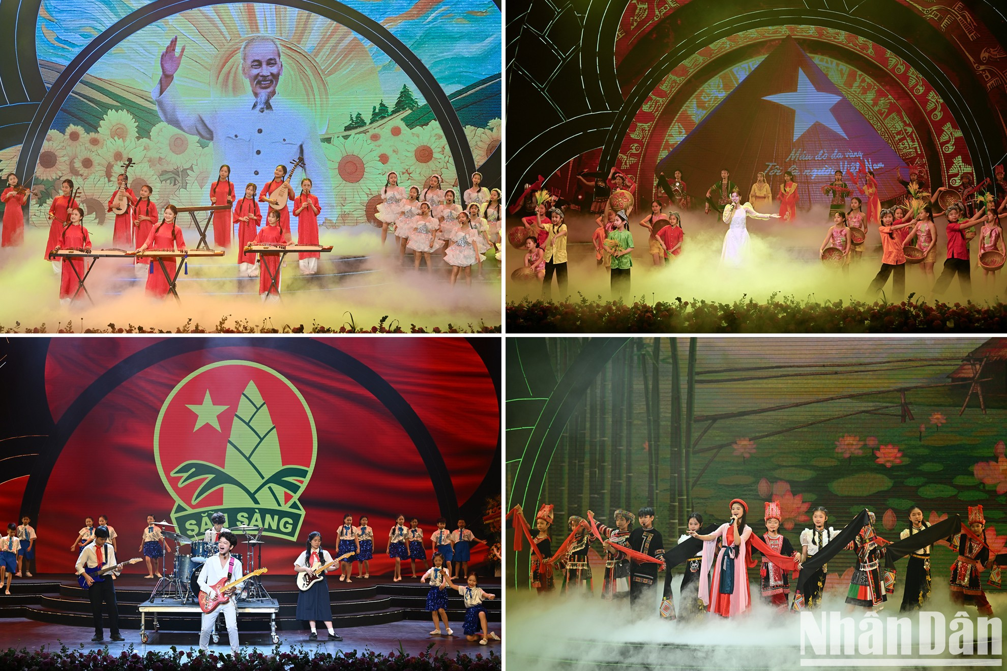 Actuaciones artísticas en la ceremonia.